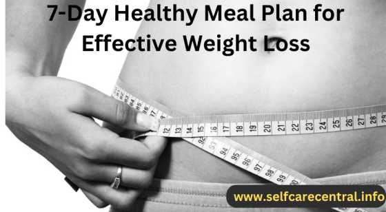 Transform Your Body: A 7-Day Healthy Meal Plan for Sustainable Weight Loss